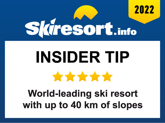 Insider Tip world-leading ski resort with up to 40km of slopes